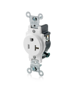 LEV5801-W LEV SINGLE RECPT N5-20R