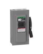 SQDVH362 Safety switch, heavy duty, fused, viewing window, Type 1, 600V, 60A, 3 pole