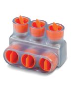 T-BCSB-4-3-S INSUL. MULTI PORT BAR 3-POS,1-SIDED