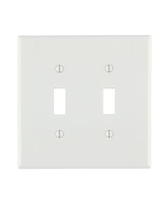 LEV80509-W LEV 2G MIDSIZE SWITCH PLATE