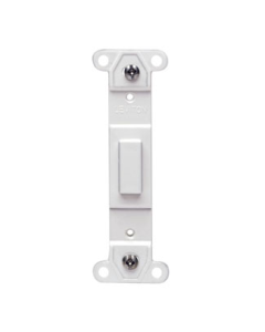 LEV80700-W WH TOGGLE BLANK INSERT PLASTIC