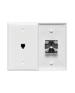 LEV40539-PMW MID W/PLATE 6P4C WH