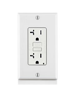 LEVGFTR2-W 20A 125V SLIM TR GFCI