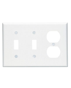 LEV80521-W LEV 3G 2 TOG 1 DPLX RECP WHITE