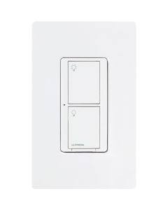 LUTPD-5WS-DV-WH CASETA PRO SWITCH 5A LED/CFL 600W INC/HAL/ELV 1P/3W 120/277 NO NEUTRAL