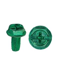 CUL80006J 10-32 X 3/8 HWH PHIL/SLOT GRN