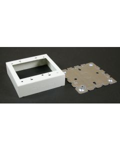 WIRV5748-2 IVORY 2G SW&RCPT BOX
