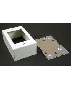 WIRV5748 IVORY 1G SW&RCPT BOX