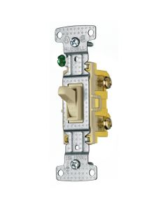 HUBRS115I RESI TOG SWITCH, SP, 15A 120V, IV