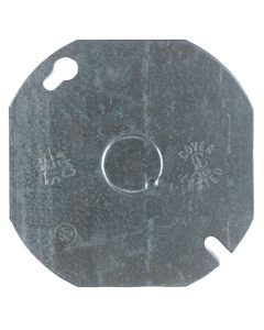 S-C54C6 STL-CTY 4RND FLAT COVER 1/2 KO